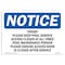 Signmission OSHA Notice Sign, 5" Height, 7" Width, Tenant Please Keep Pool Service Access Closed Sign, Landscape OS-NS-D-57-L-18539 - alternate 1